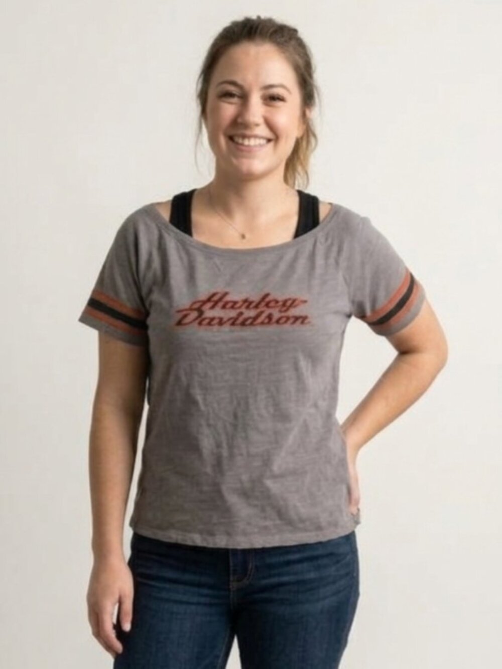 Harley-Davidson Short-Sleeve Varsity Stripe T-Shirt